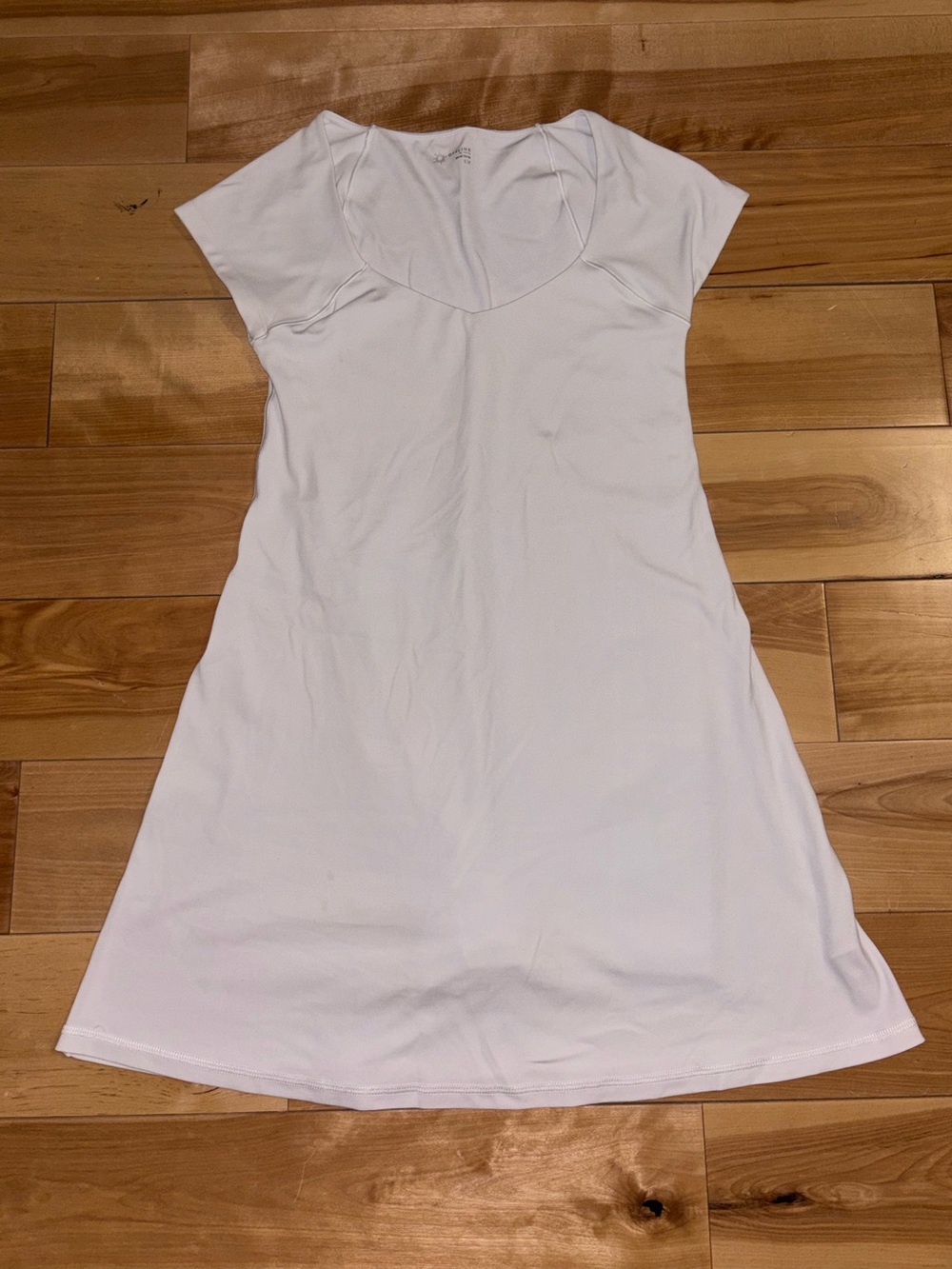 Aerie White Short Sleeve Active Dress